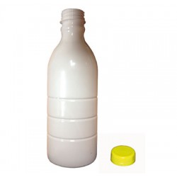 Botella de leche con tapón 1l