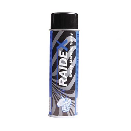 Blue aerosol spray raidex