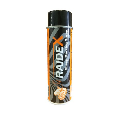 Aerosol marcado naranja raidex