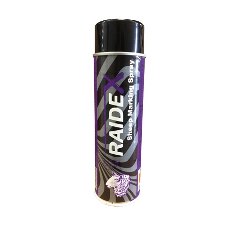 Violet aerosol spray raidex 