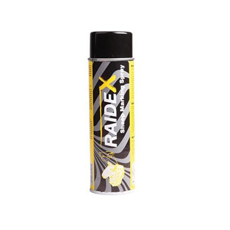 Yellow aerosol spray raidex