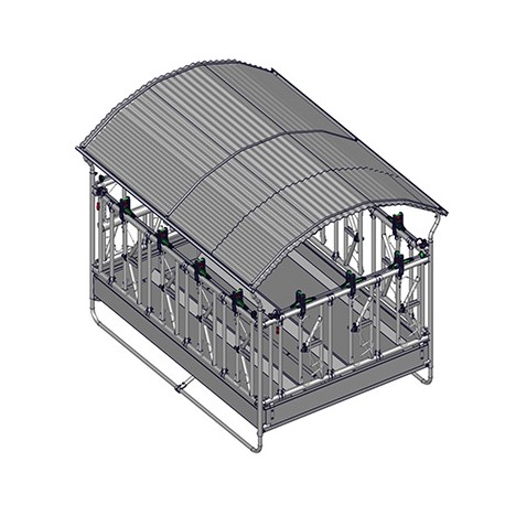 Big-bale rack safety