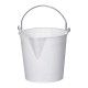 Plastic pouring spout bucket 13l