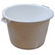 Round vat 55l white