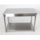 Stainless steel packaging table 