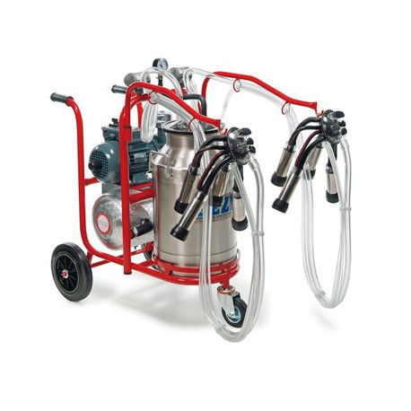 Electric milking trolley bovine