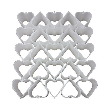 Heart-shaped mould block