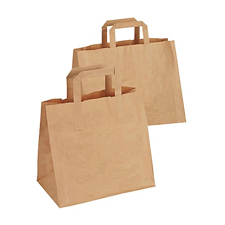 Flat handles paper bag / 50