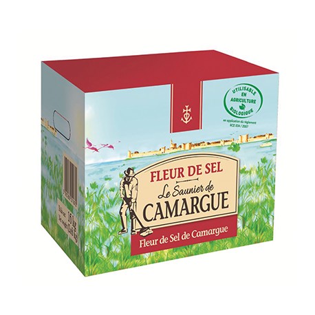 Fleur de sel de ecocert 2x8 kg