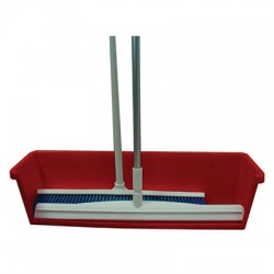 Hygiene container for brooms and brushes