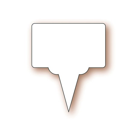 Label neutral rect 7,5x4,5