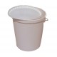 Plastic bucket with handle 21l