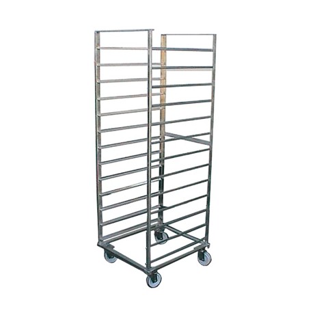 Stainless steel sliding trolley
