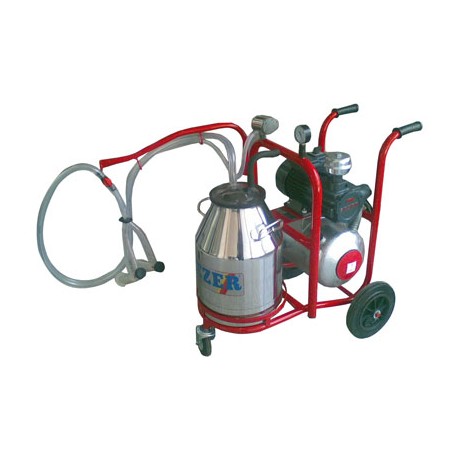 Milking trolley goat - 1 pot/1 cluster