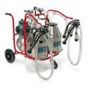 Milking trolley cow - 2 pots/ 2 clusters