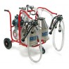 Milking trolley cow - 2 pots/ 2 clusters