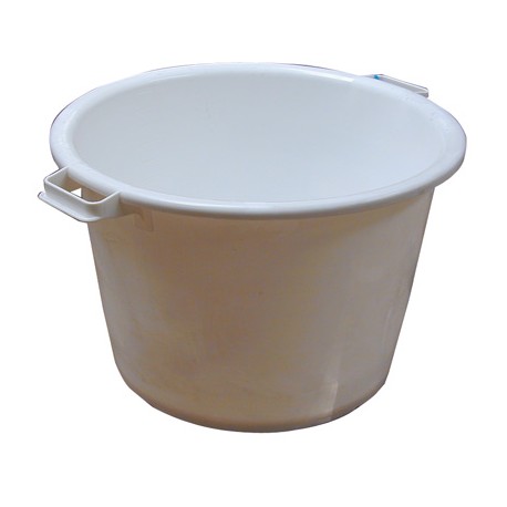 Round vat 55l white