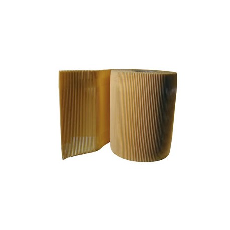 Straw roll 33 cm beige