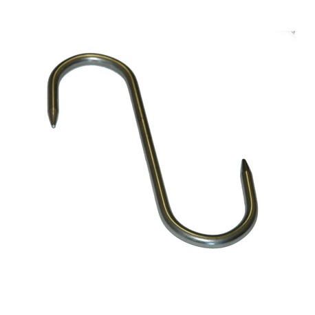 Ganchos metalicos 20cm - caja de 10